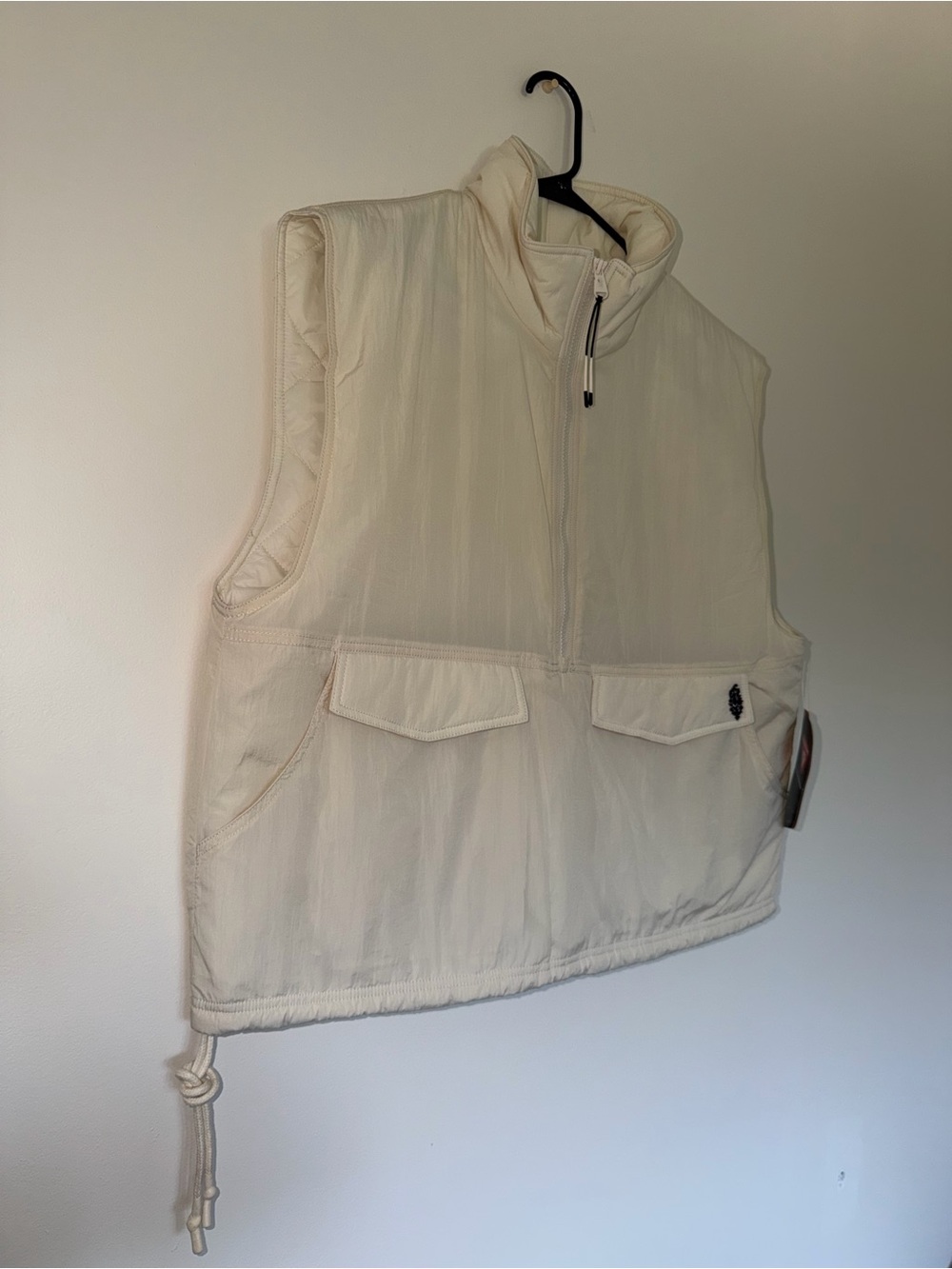 FP Movement by Free People Cream Quilted Sleeveless Puffer Vest - Picture 4 of 13